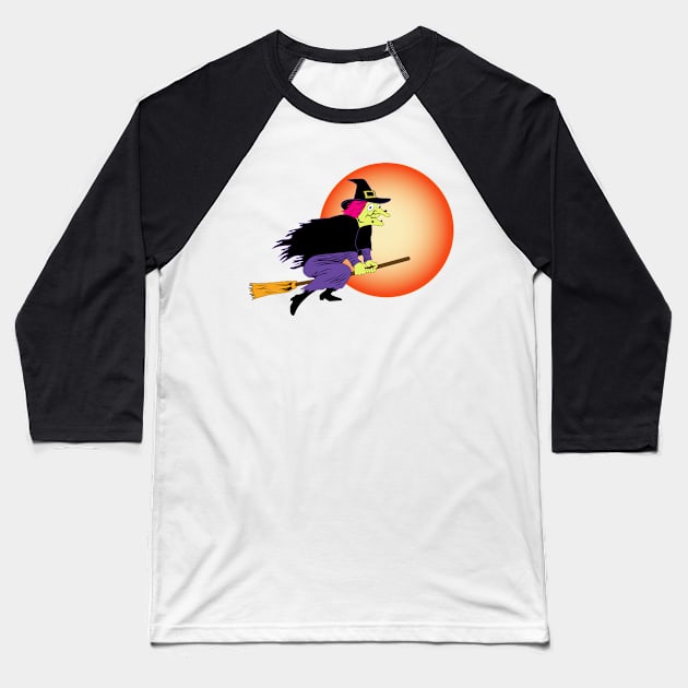 Witchcraft Holloween design Baseball T-Shirt by Pet & Nature Lovers